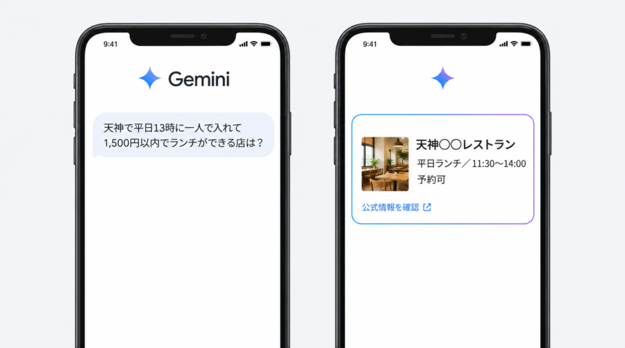 Gemini検索画面